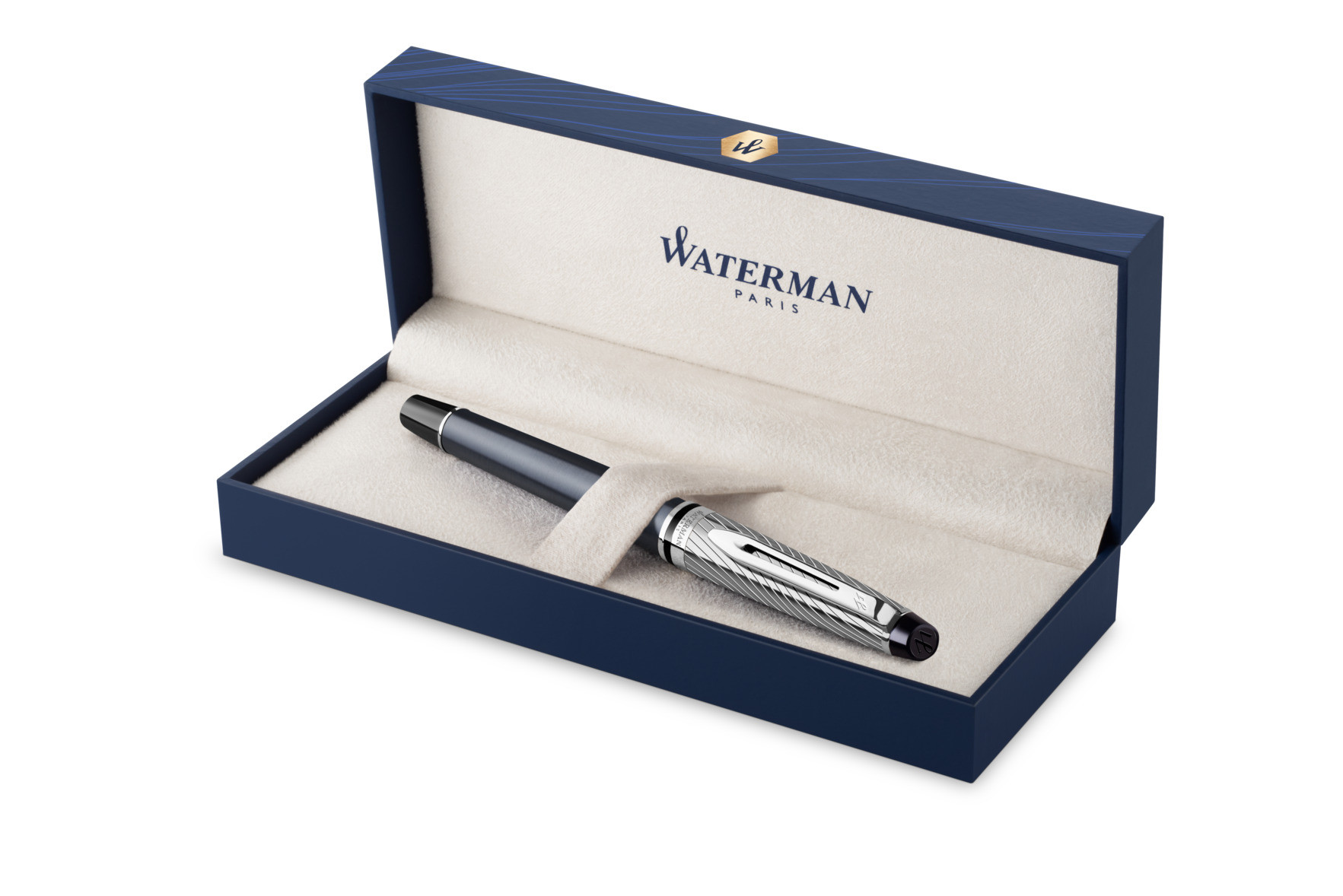 Pióro Waterman Expert 3 Deluxe Metalic grafitowe (stone) CT F GB